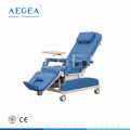 AG-XD205 blaue Farbe manuelle Krankenhaus Patienten Blutspenden Stuhl